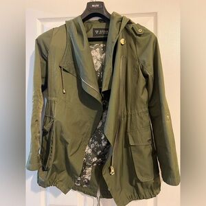 Guess Women's Utility Jacket in Olive(excellent condition)